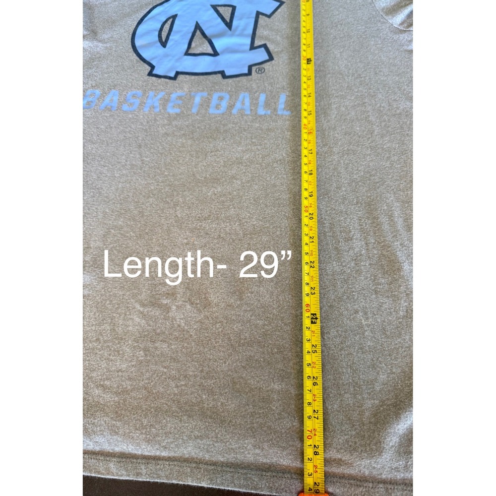 Nike Jordan UNC Tar Heels Basketball T-Shirt Mens Large Grey North Carolina - Picture 5 of 6